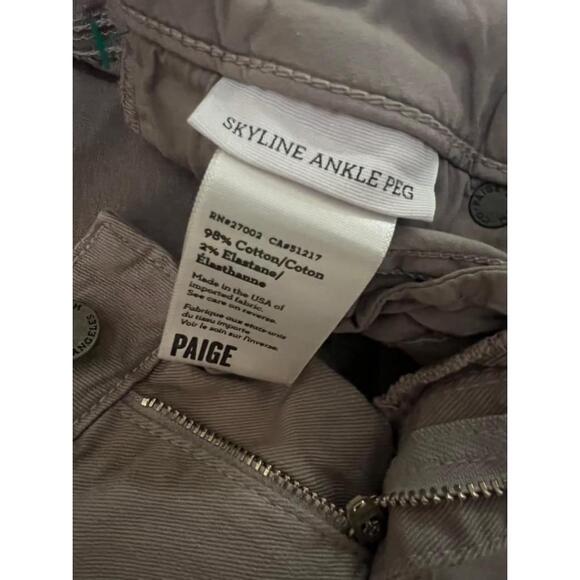 Women's Paige Skyline Ankle Peg Jeans - Size 25 - Picture 7 of 8